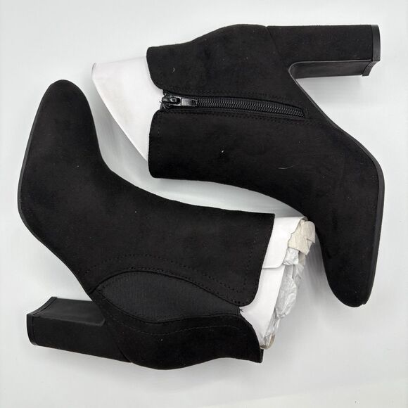 Bandolino Ankle Boots Bootie Women's Winter White Leather Heeled Size 6 New - Picture 5 of 9